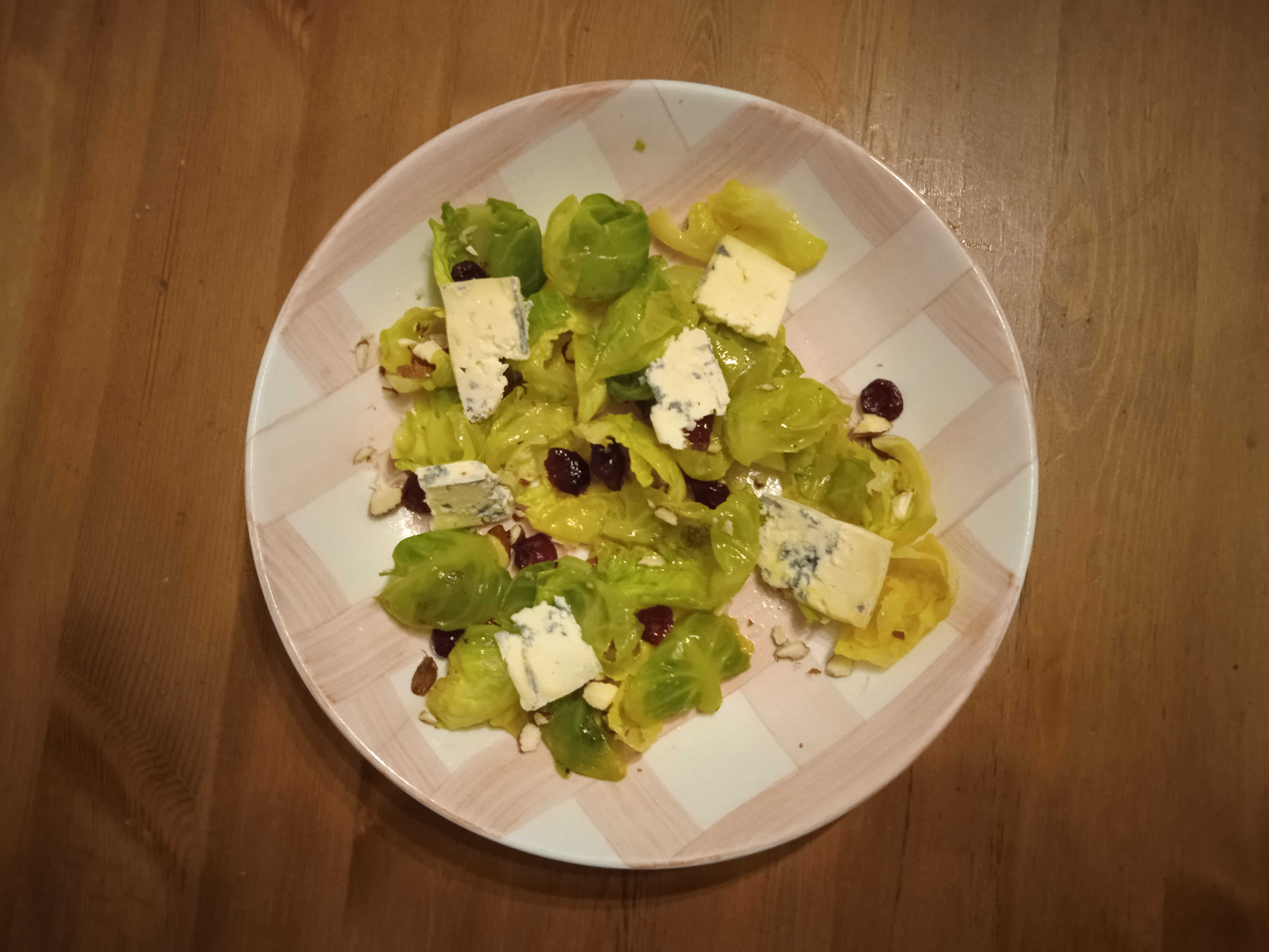 Brussels sprout salad